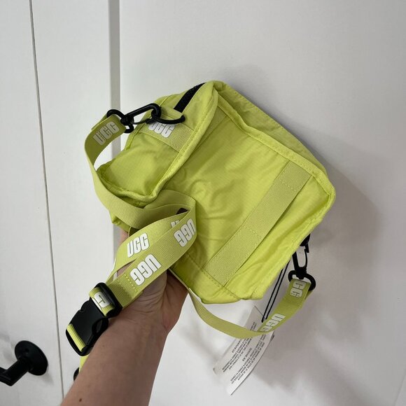 NEW Ugg Janey II Ripstop Green Crossbody Mini Bag - Picture 4 of 7
